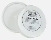 Mehron Clown White Face Paint Professional Makeup Mime Greasepaint