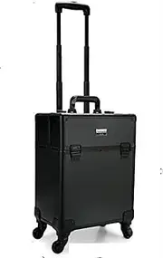 [PUGEE] Lightweight Carry on Suitcase Cosmetic Suitcase Rolling Nail Tattoo Suitcase Beauty Box Cosmetic Case Makeup Case Large Cosmetic Bag On Wheels Makeup Suitcase Hard Shell Suitcase,Hard Case for Travel