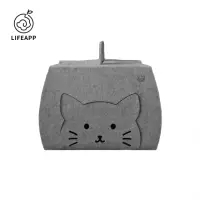 在飛比找momo購物網優惠-【LIFEAPP 徠芙寶】貓蛋糕盒(質感滿點溫馨居家造型貓屋