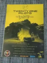 TWENTY ONE PILOTS - 21 PILOTS - 2018 BANDITO AUSTRALIA TOUR LAMINATED POSTER 1