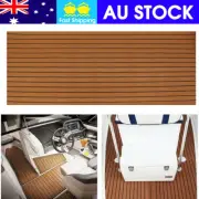 240×90cm Boat Decking EVA Foam Sheet Marine Yacht Teak Flooring Carpet Brown AU