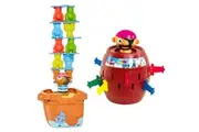 2pc Tomy Pop Up Pile Up Pirates Game Kids Children Fun Pirate Action Toys 5y+