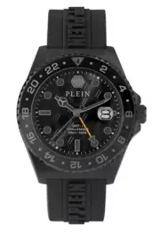 Men's Philipp Plein Black Analog Watch Gmt-i Challenger PWYBA1023