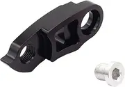 yuksok Bike Rear Derailleur Hanger Extenders, Bike Rack Tail Hook Adapter, Lengthener Shifter Bracket, , Black
