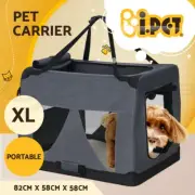 i.Pet Pet Carrier Soft Crate Dog Cat Travel Portable Cage Kennel Foldable Car XL