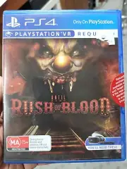 Rush Blood - PS4 VR Game (new and sealed)