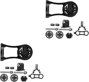 INOOMP 2 Sets Light Stand Computer Holder Bike Extender Rack Bike Bracket Clip Cycling Handlebar Mount Speedometer Mount Bracket Computer Stand Bike Computer Mount Aluminum Alloy