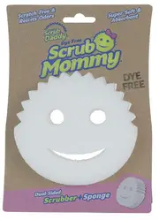 2 x Scrub Daddy Dye Free Scrub Mommy Dual-Sided Scrubber and Sponge