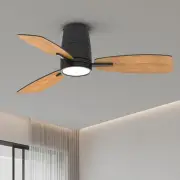 Ceiling Fan with Lights and Remote Control 42 inch Multifunctional Quiet Fan ...