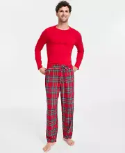 Family Pajamas Men's Mix It Brinkley Pajamas Set 2XL
