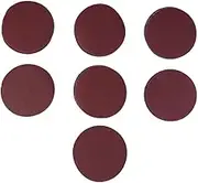 TEMPNAP Self Stick Round Sanding Discs Mixed Grits in Dark Red for Finishing Blending and Deburring Applications