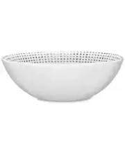 Noritake P2808 Grey/White Hammock Porcelain Cereal Bowl 7.5 in 27 oz