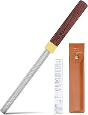 Baroque Fret Crowning File Diamond, Fret End Dressing file, 4th Generation, Fret Edge File,Three Radius Slot & One Flat File, Multi-Function Fret Tools for Guitars, Ukuleles, Bass, Banjo, Mandolin