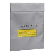 Lipo Guard Fireproof Lipo Battery Safe Bag 230x300mm Silver Tone