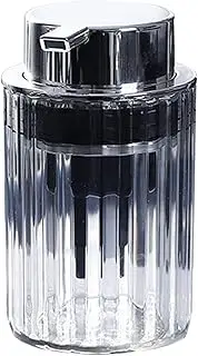 mivceklw Foam Dispenser Bottle, Portable Press Foaming Dispenser, Transparent Travel Bottle for Face Wash, Body Shampoo, Hand Soap, Leak-Proof, Compact Design, 3.15x2.76x5in