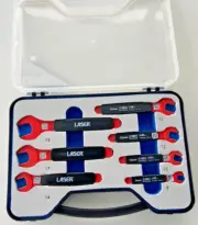 Laser 6048 VDE Insulated Open End Wrench Spanner 7 Piece Set Electrician 8-19mm