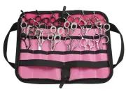 18 Slot Waxed Canvas Hair Scissors Case Barber Scissors Holder-Case Only