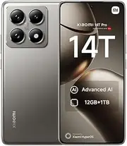 [Xiaomi] 14T PRO Ai 5G + 4G LTE (for Tmobile Mint Tello & Global) (1024GB + 12GB) NFC Global ROM Unlocked Worldwide 50MP Triple Pro Leica Camera 6.67" 144Mhz (Titan Gray)