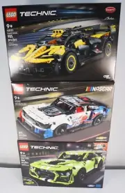 LEGO Technic 42138 Ford Mustang 42151 Bugatti Bolide 42153 Chevrolet Camaro New