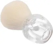 Transparent Handle Nail Dust Brush Fluffy Nail Brush for Dusting and Cleaning Nail Art for Home and Salon Use for Nail Art Lovers
