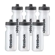 Reebok Water Bottle (500ml, Clear) Pack of 6