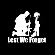Hatcherabilia Lest We Forget Soldier UK Military Remembrance Car Stickers - Waterproof Decals - Laptops, Mirrors, Windows, Army Gifts (White)