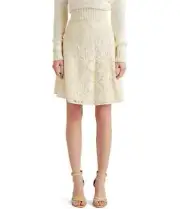 Ralph Lauren Patchwork Lace Skirt Size 14