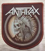 Anthrax INDIANS Licensed Woven Patch Sew On Heavy Thrash Metal SOLD OUT