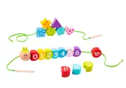 Tooky Toy - LACING BLOCKS- CATERPILLAR