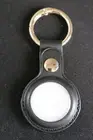 Apple AirTag Holder - BLACK Leather ~ ONLY HOLDER