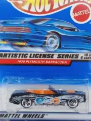 1998 Hot Wheels 1970 Plymouth Barracuda Artistic License Series Collector #732