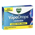 Vicks Vapodrops + Cough Honey & Lemon 16 Lozenges