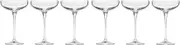 Krosno Harmony Coupe Champagne 240ML 6pc Gift Boxed