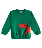 [Mini Rodini] Mini Rodini Printed cotton sweatshirt Y 6/7 green