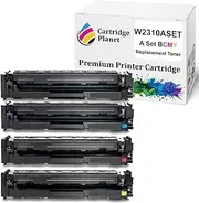 Cartridge Planet 4 Pack BCMY Compatible Toner Cartridge for HP 215A W2310A W2311A W2313A W2312A (1,000/700 (B/CMY) Pages) for HP Color Laserjet Pro M155 M155nw MFP M182 M182n M183 M183fw