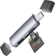 USB C USB 2.0 Memory Card Reader External Adapter Type C OTG Card Adaptor