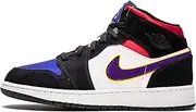 [Jordan] Nike Air 1 MID SE GS Kids Black/Royal Blue/Red BQ6931-005