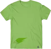 Girl Yeah Right Shadow T-Shirt - Size: MEDIUM Lime Green