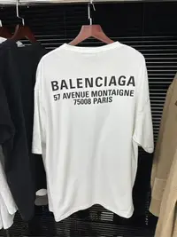 在飛比找Yahoo!奇摩拍賣優惠-巴黎世家 Balenciaga 背后logo 標語坐標 字母