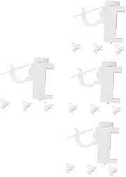MAGICLULU 4sets Curtain Pole Holder Parts Speakers Button Gloves Anti-Collision Tray Anti-Slip Gears Costumes Jewelry Props Rope Gloves Dash Cup Holder Accessories Brake Pump Cars Abs 4pcs*4