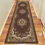 Medori Zeal Brown Runner Rug