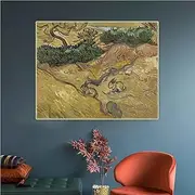 DIY Painting by Numbers for Adults Van Gogh《Landscape with Rabbits》 Adults Paint Kits Canvas Gifts Arts Crafts for Home Decor