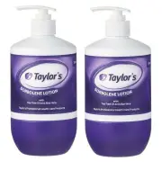 2 x Taylor's Sorbolene Lotion w/ Tea Tree Oil Aloe Vera 500ml