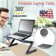 360° Laptop Table Stand Lap Sofa Bed PC Notebook Desk Adjustable Portable US