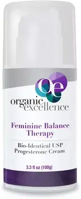 Organic Excellence Progesterone Cream for Women, Natural Bio-Identical Progester