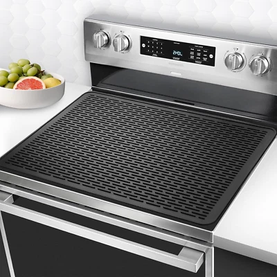 Silicone Stove Top Cover Mat, 28"X20" Silicone Electric Stove Top Protector, Hea