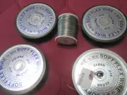 JEWELRY MAKING WIRE-SOFT FLEX, BLACK, SILVER, BRASS, CLEAR .019 + 28 gauge wire