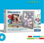 Discovery Kids Age 8+ DIY Art Craft Set Kit Light Up String ART! GREAT GIFT IDEA