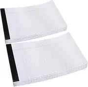Parliky 8 Pack A5 Lined Notepads Memo Pads Wide Ruled Paper Writing Pads for Home Office School