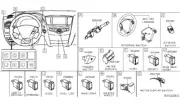 NEW OEM NISSAN PUSH BUTTON STARTER SWITCH - ROGUE KRA MAKE